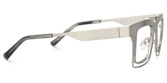 Evan Rectangle Silver Glasses