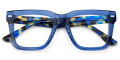 Redina Square Blue Glasses
