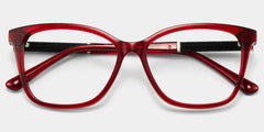 Finnian Square Red Glasses