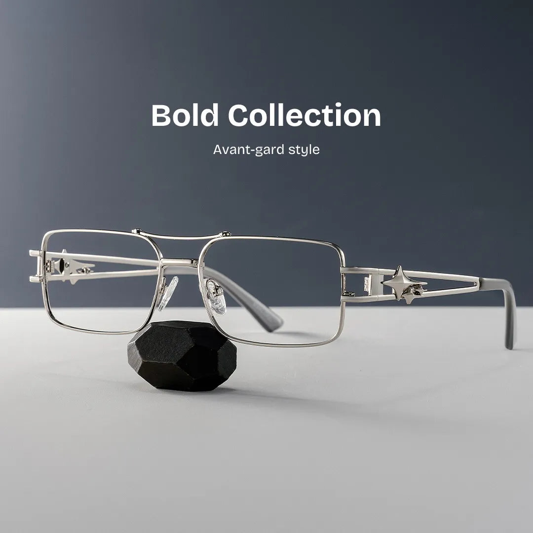 Eric Aviator Silver Glasses