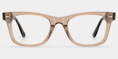 Robert Rectangle Brown Glasses