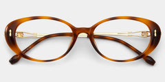 Blaire Oval Tortoise Glasses