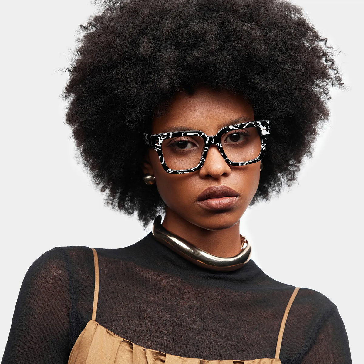 Caius Square Two tone Glasses
