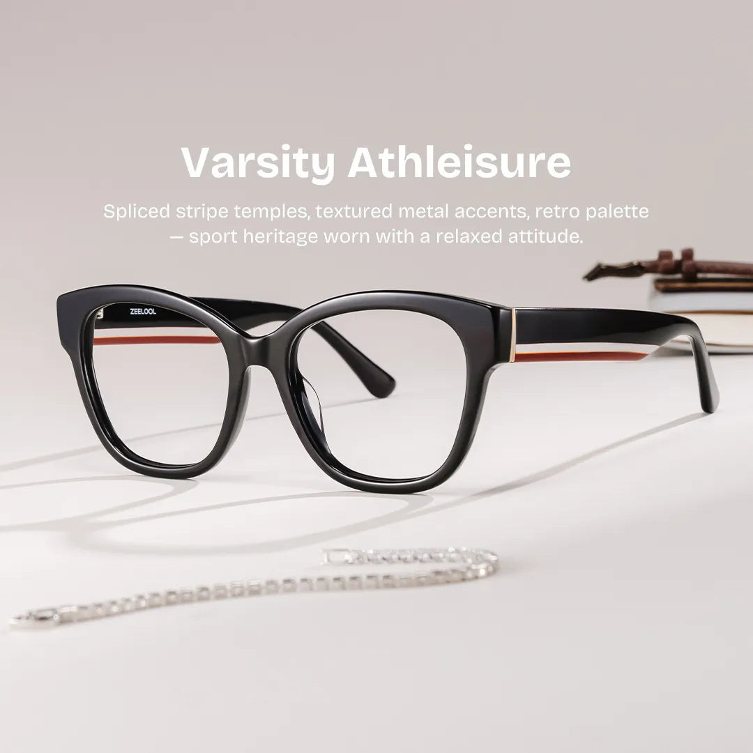 Everest Black Butterfly Glasses