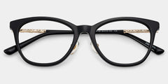 April Cat-eye Black Glasses