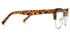 Charlene Browline Tortoise Glasses