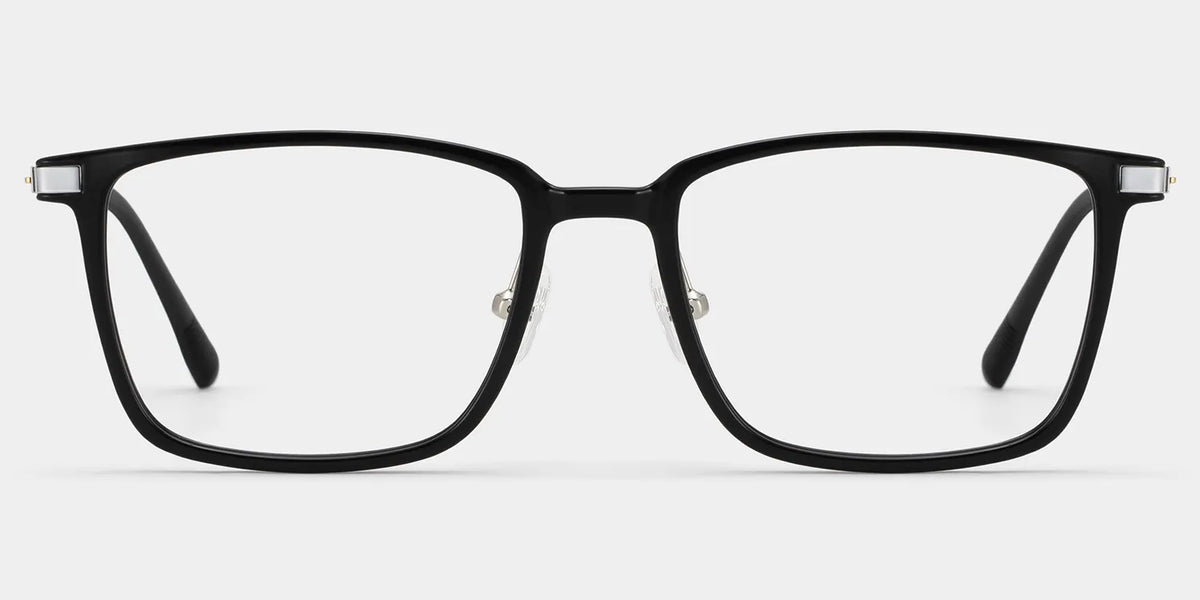 Ivonne Rectangle Black Glasses