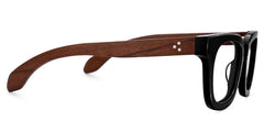 Sam Rectangle Wood Glasses